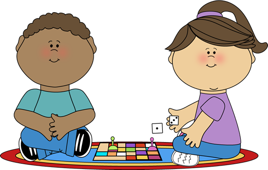 Free board games clipart color - Games - Kids Playing A Board Game ...