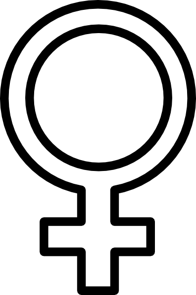 Female Symbol clip art Free Vector