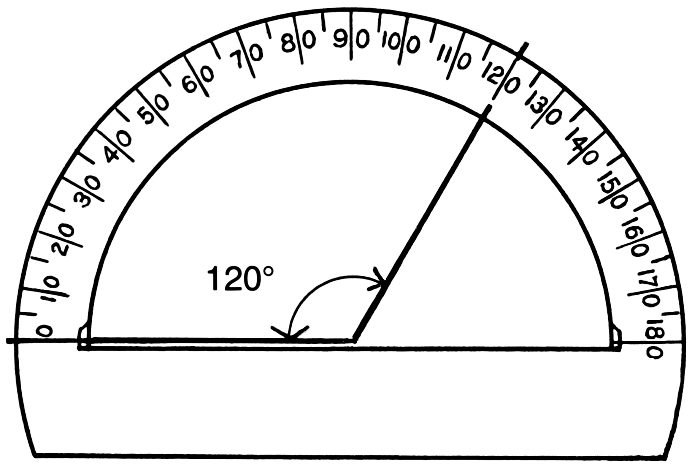 Printable Circle Protractor