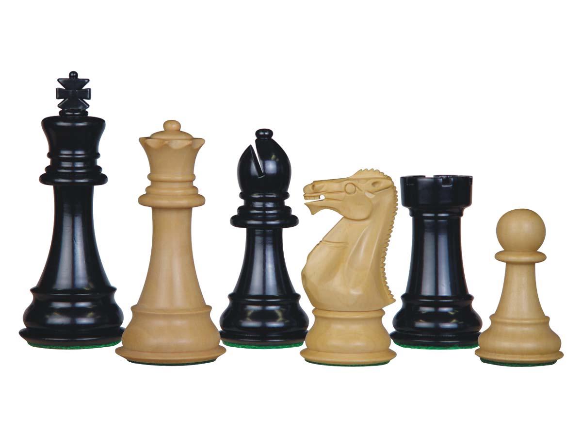 Perfect Tournament Chess Set Pieces Imperial Staunton Ebonized ...