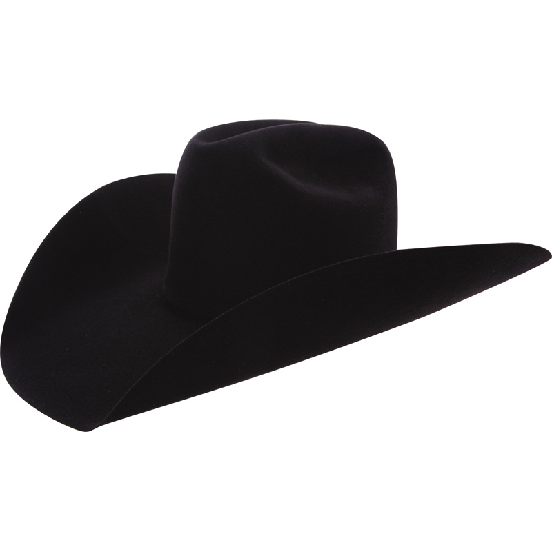 AMERICAN HATS - American 20X Black Felt Cowboy Hat - NRSworld.