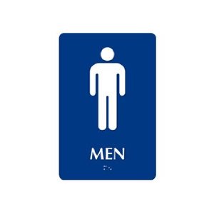 ADA Man Restroom Symbol ESW-ADA-M: Industrial & Scientific