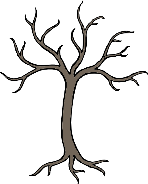 Bare Dead Tree clip art - vector clip art online, royalty free ...