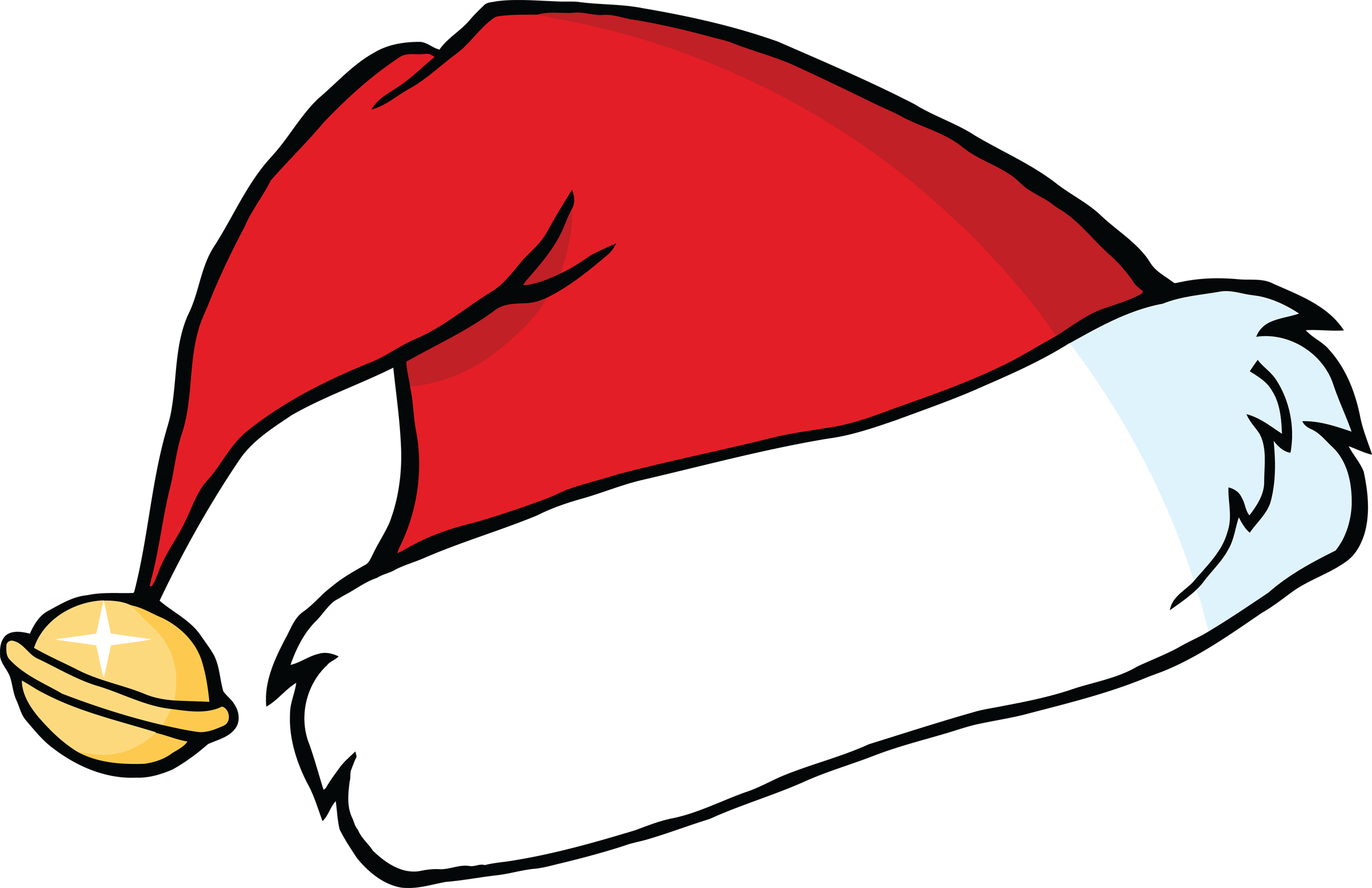 Cartoon santa hat clipart - Cliparting.com