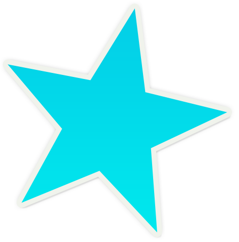 Free clipart blue star