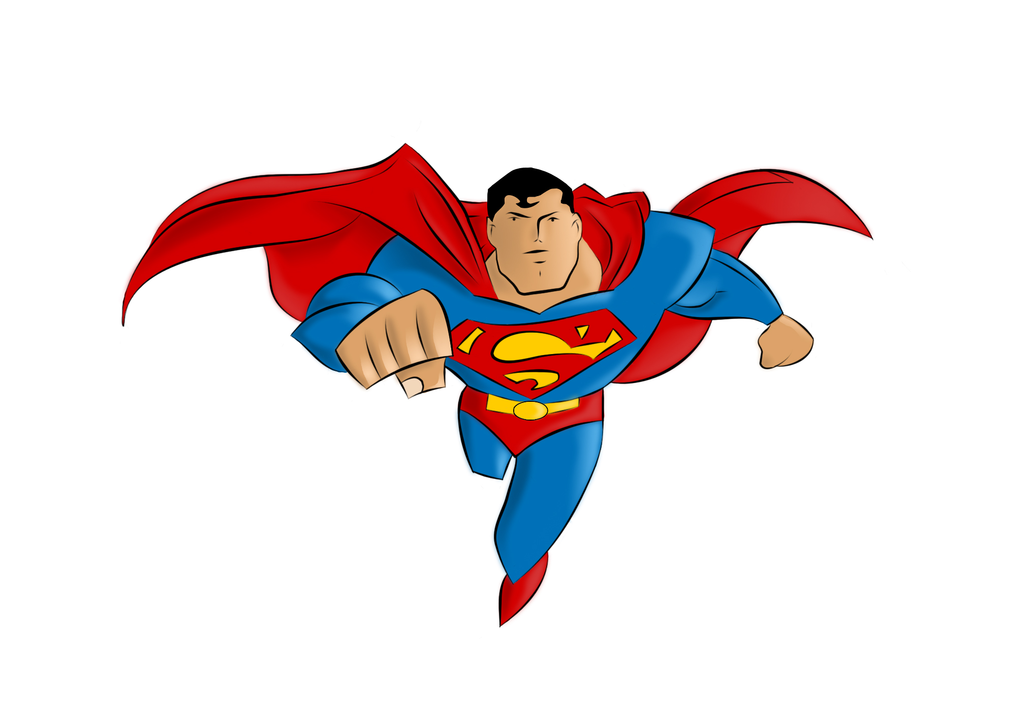 Superman Clip Art Free Logo - Free Clipart Images