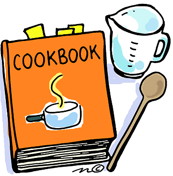 cookbook (in color) - Clip Art Gallery