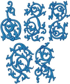 Advanced Embroidery Designs - Medieval Motif Set