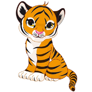 Tiger cub clip art