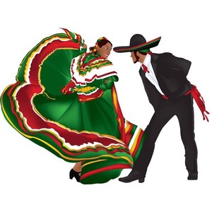 Mexican dance clipart