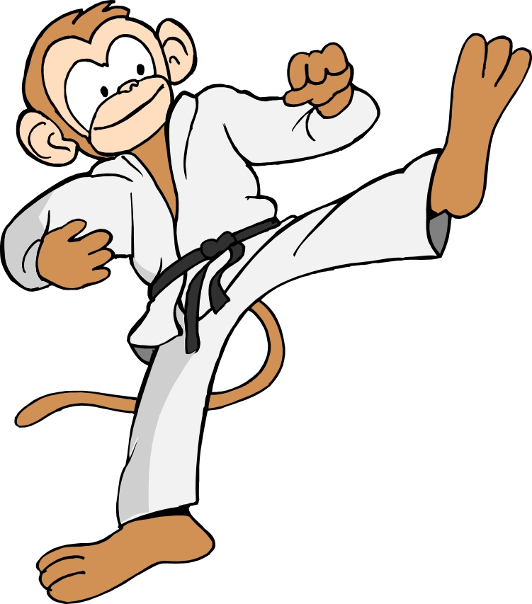 cartoon karate clip art free - photo #49