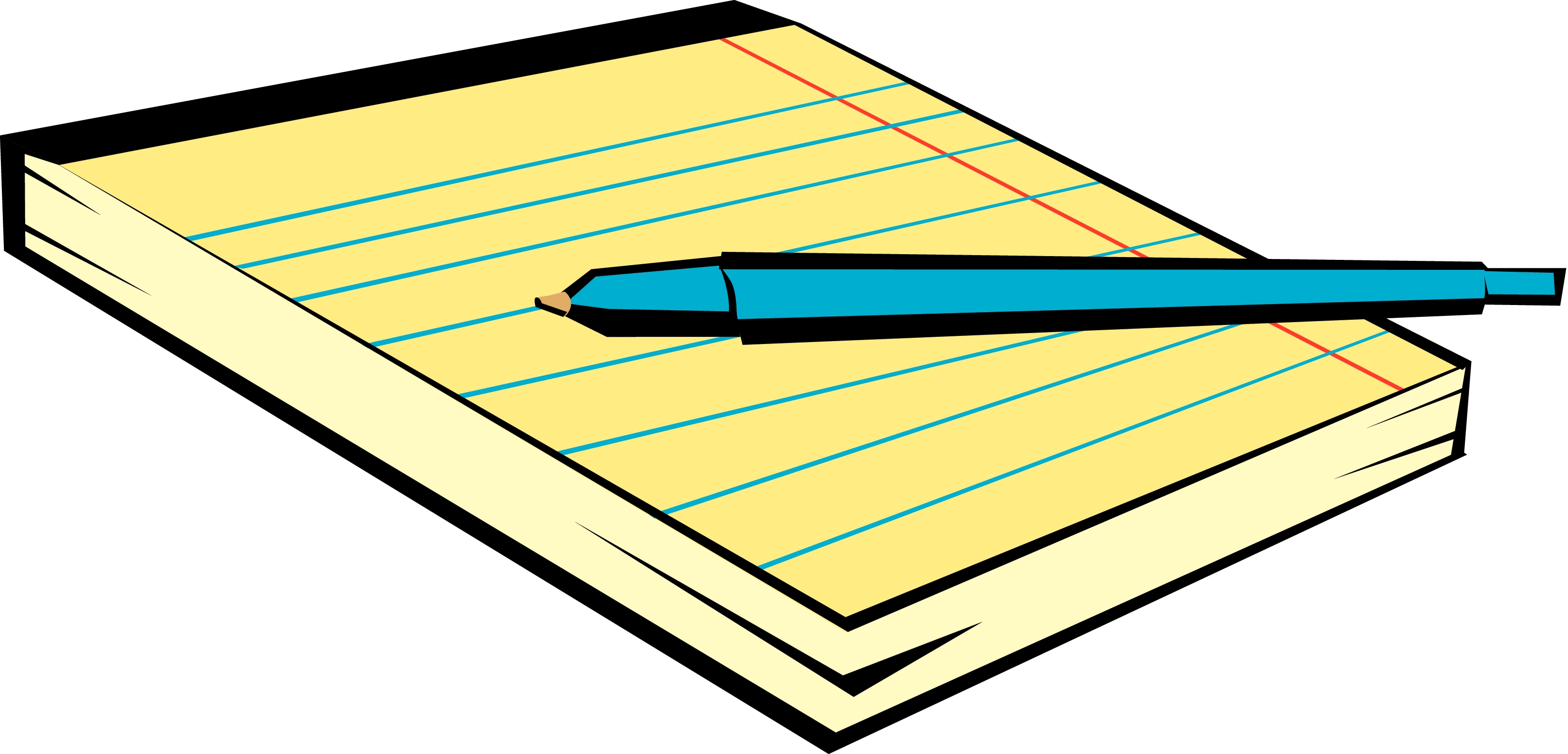 Notepad Clipart - Tumundografico