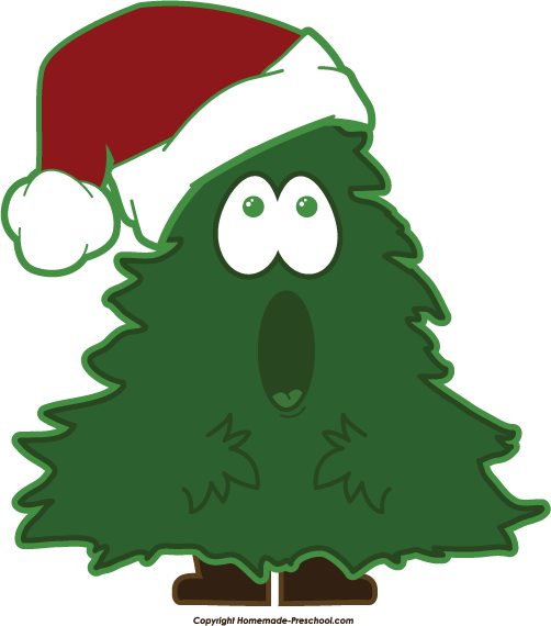 Christmas tree pictures clip art
