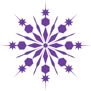 Purple Snowflake clip art - vector clip art online, royalty free ...