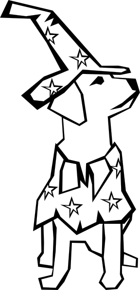 Dog Simple Drawing clip art Free Vector