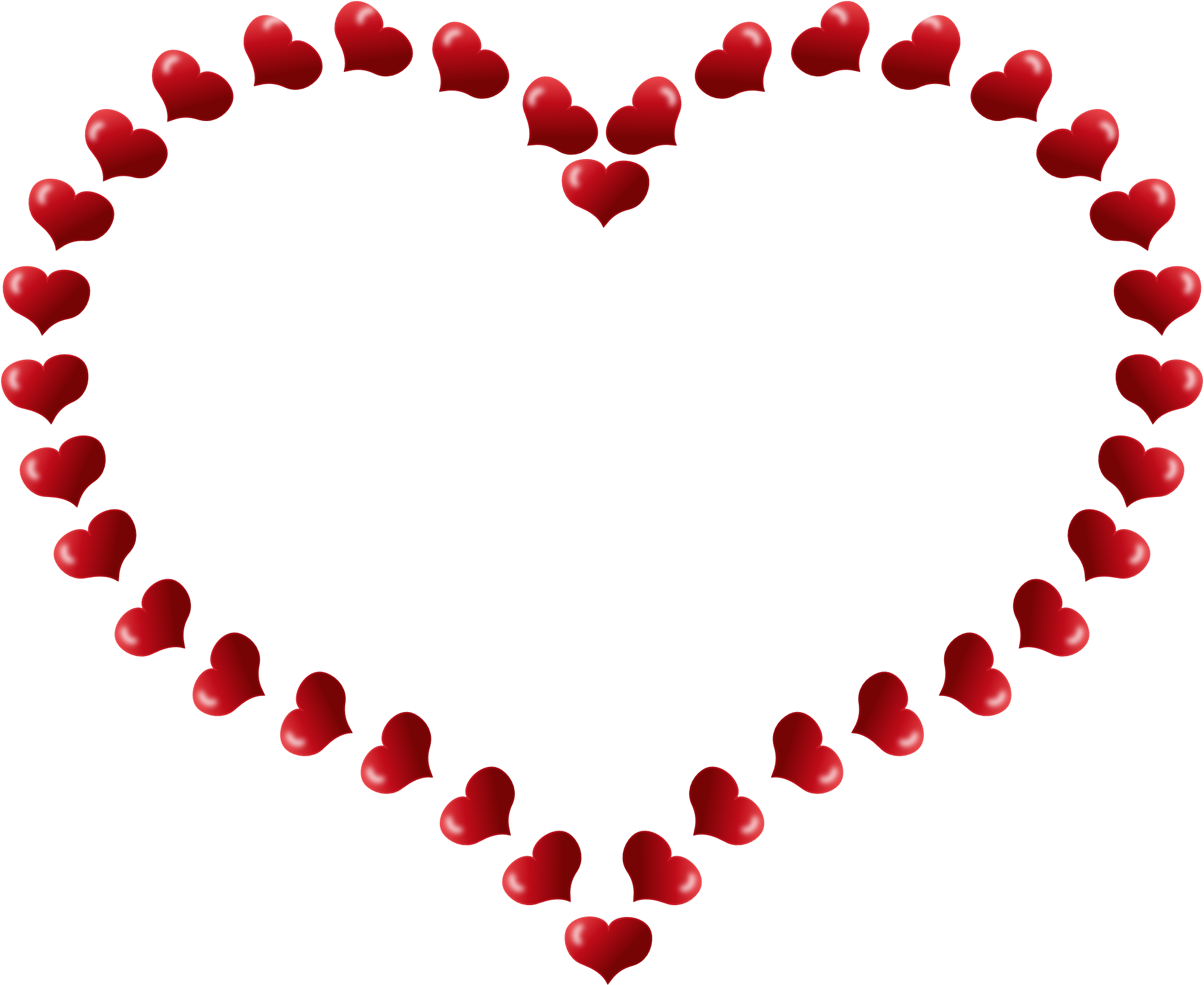 Hearts Border Clip Art Clipart Best