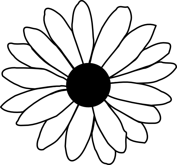 Daisy Line Drawing - ClipArt Best