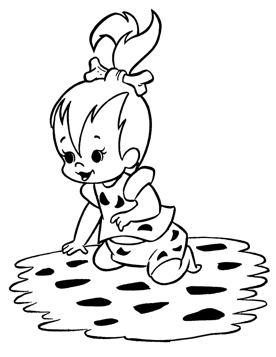 smiling baby coloring sheet for kids - Coloring Point
