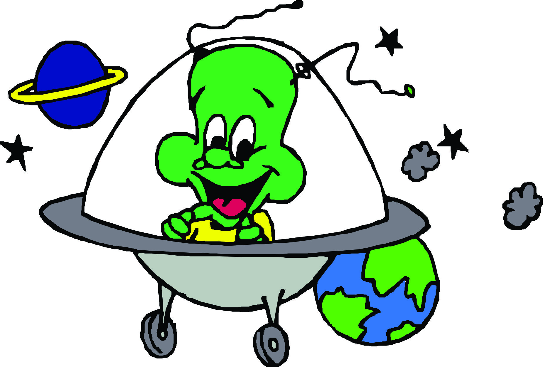 Cartoon Space Ship - ClipArt Best