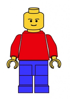 Create you own Lego Man writing activity