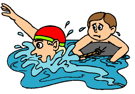 Cartoon Pictures Of People Swimming