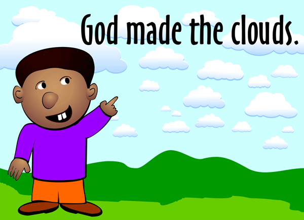 clipart jesus in the clouds - photo #41