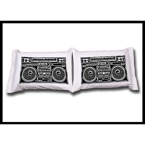 Boombox Pillowcase Set by Snooze City | ThisNext