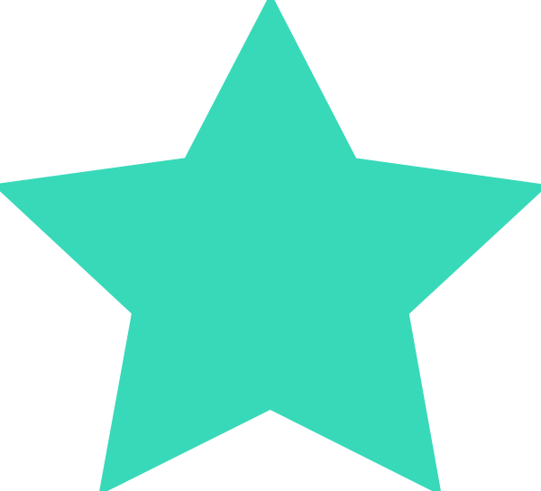 html half star symbol