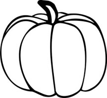 Pumpkin Line Drawing