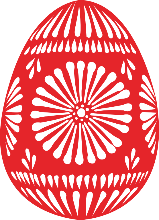 Clip Art: flowers easter egg single Easter ...