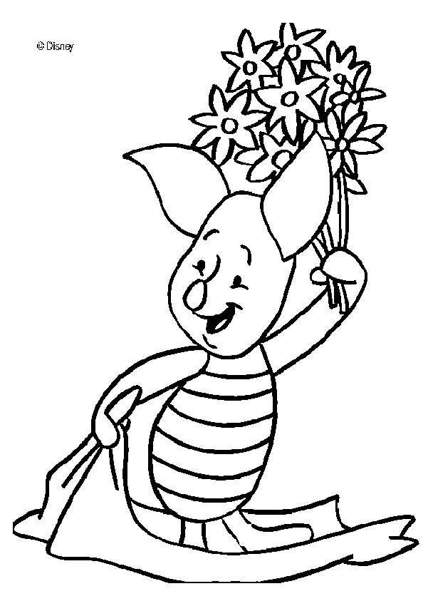 winnie pooh coloring pages clipart - photo #5