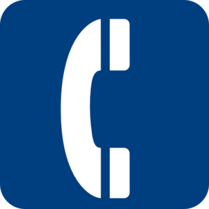 Blue Phone Symbol clip art - vector clip art online, royalty free ...