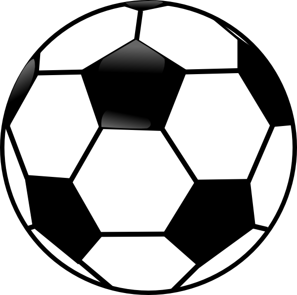 Black And White Soccer Ball Clip Art - vector clip ...