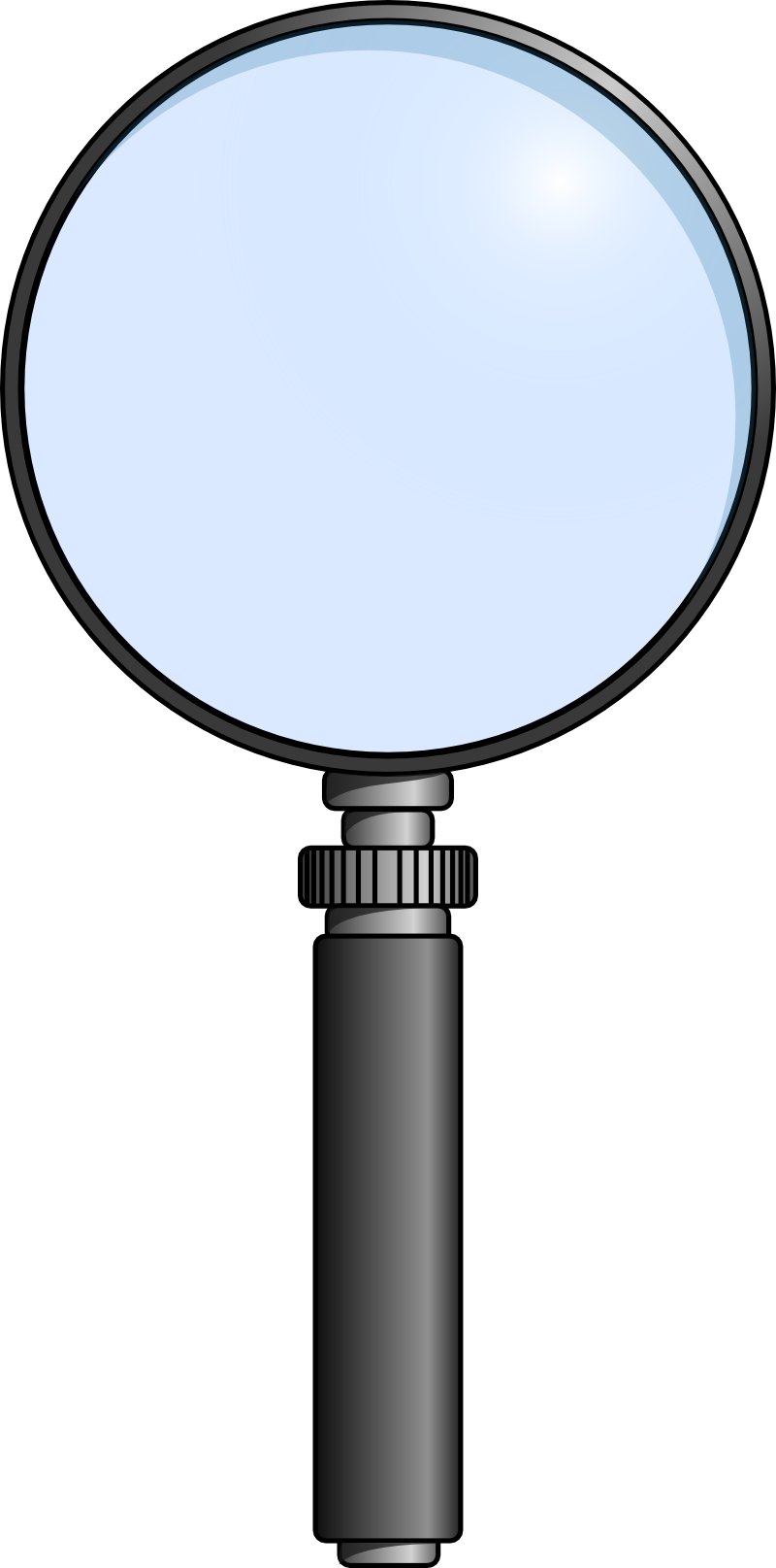 lente magnifying glass SVG