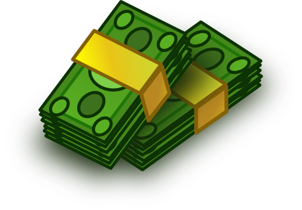 Stacks Of Money clip art - vector clip art online, royalty free ...