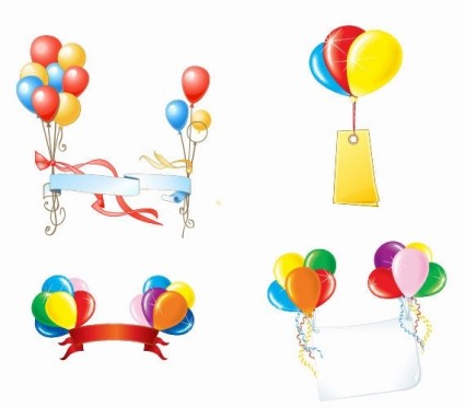 Free birthday balloons vector clip art Free vector for free ...