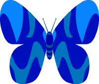 Butterfly Blue - ClipArt Best