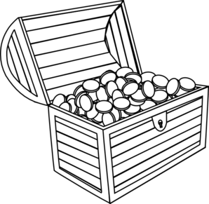 Treasure Chest clip art - vector clip art online, royalty free ...