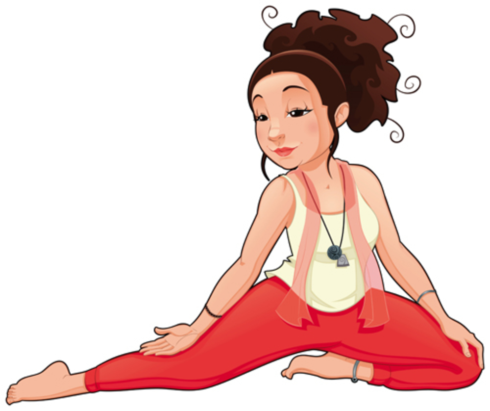 clipart of girl exercising - photo #45
