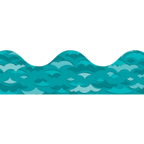 Waves Scalloped Border, CD-