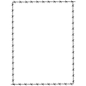 1,014 views barbed wire page clip art, public domain image - Polyvore