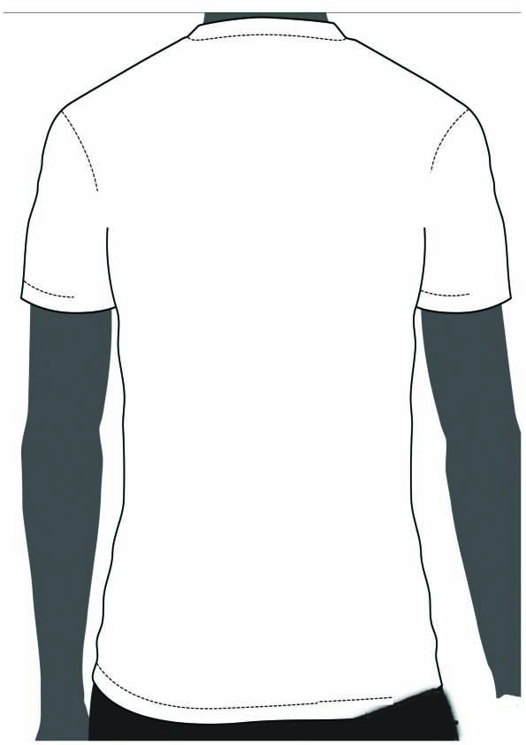 Front And Back T Shirt Template - ClipArt Best