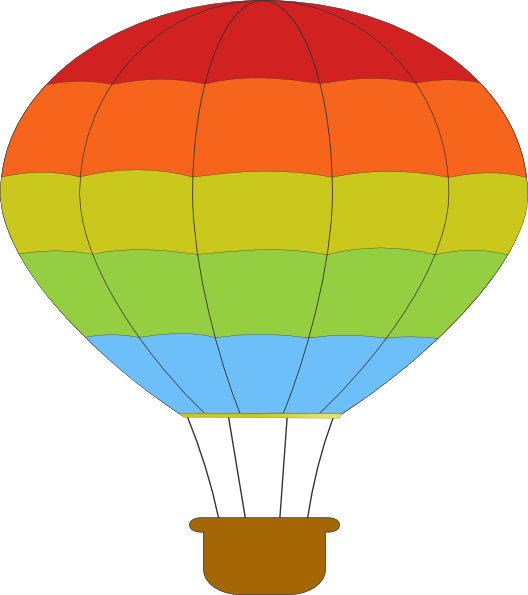 Hot Air Balloon Clip Art - vector clip art online ...