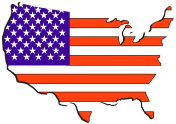 436 views Us Map Powerpoint Clipart
