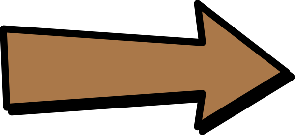 Small long arrow clipart
