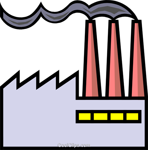 Factory clipart vector