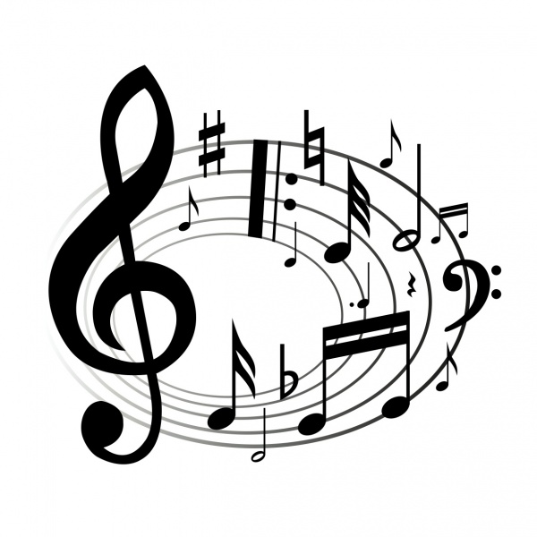 Musical note clip art
