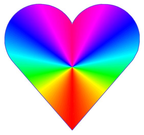Colors, Bright colors and Rainbow heart