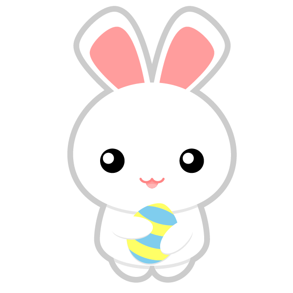 Cute Bunny Clipart - Tumundografico