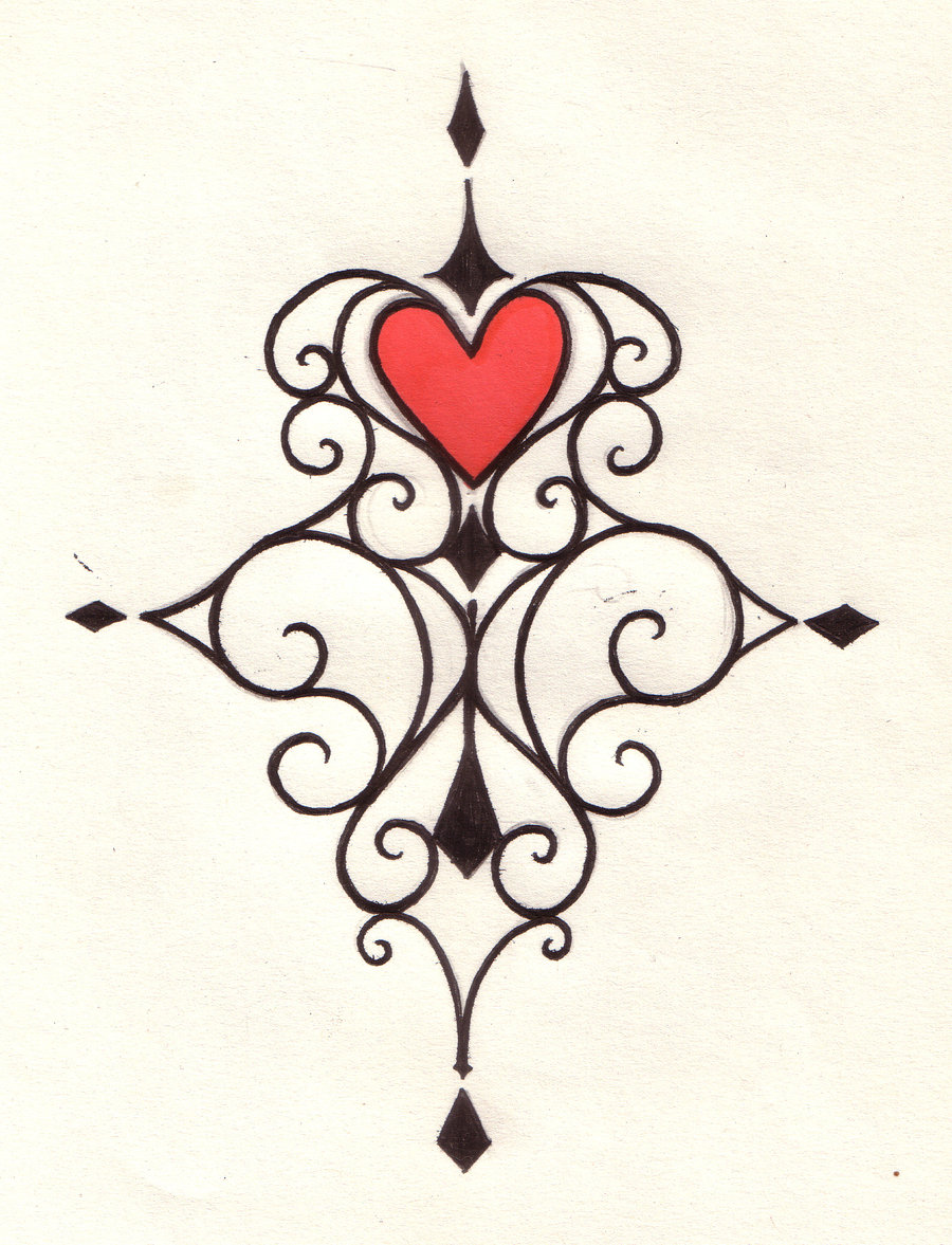 DeviantArt: More Like Rose Swirl Tattoo Design by NatzS101